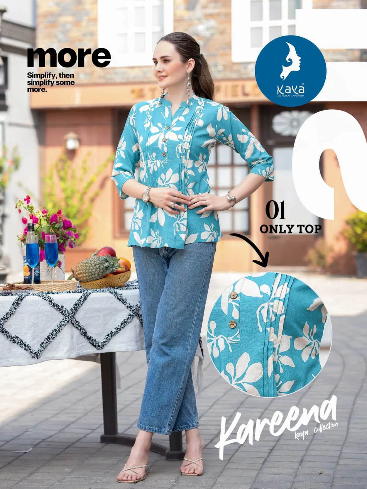 Kareena By Kaya Cotton Printed Ladies Top Wholesale Shop In Surat